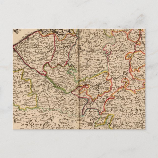 Carte Postale Belgique et Luxembourg (Devant)