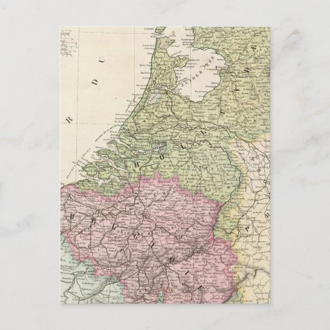 Carte Postale Belgique et Pays-Bas 2 (Devant)