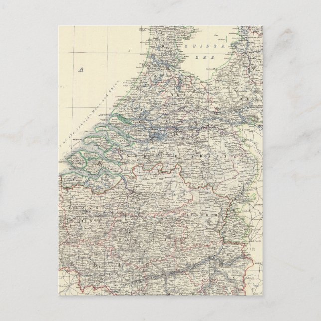 Carte Postale Belgique, Pays-Bas (Devant)