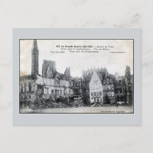 Carte Postale Belgique Ypres après le bombardement