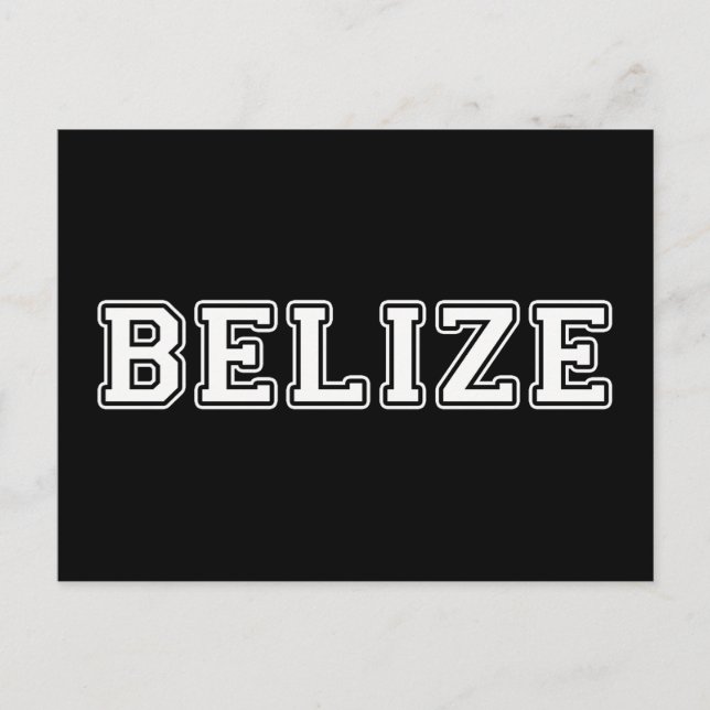 Carte Postale Belize (Devant)