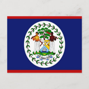 Carte Postale Belize - Drapeau -