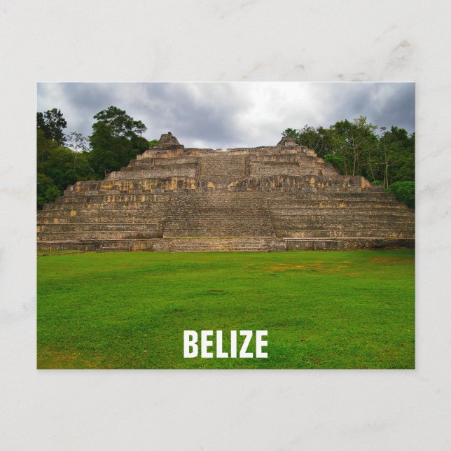 Carte Postale Belize Maya Ruines Caracol Voyage Photo (Devant)