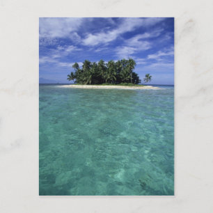 Carte Postale Belize, récif de la barrière, île ou cayon sans no