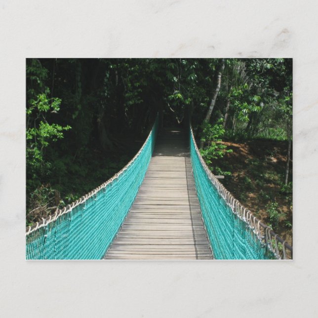 Carte postale Belize Wooden Bridge (Devant)