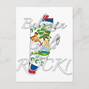 Carte Postale Belizean Girls Rock!