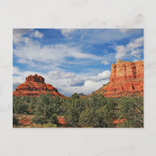 Carte postale Bell et Courthouse Rock (Devant)