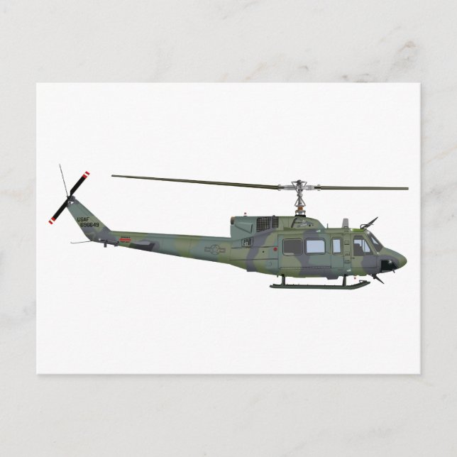 Carte Postale Bell UH-1N 455455 (Devant)