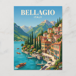Carte Postale Bellagio Italie