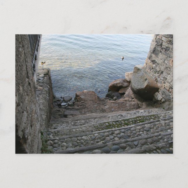 Carte Postale Bellagio, Italie ~ En Bas (Devant)