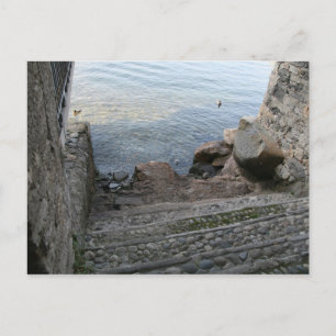 Carte Postale Bellagio, Italie ~ Escaliers bas