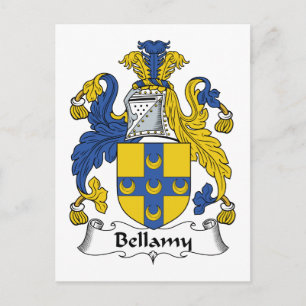 Carte Postale Bellamy Family Crest