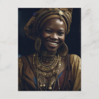 Belle Africaine souriante