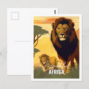 Carte Postale Belle Afrique Famous Travel Place Vintage