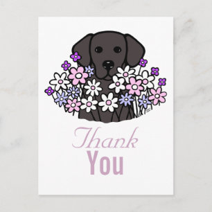 Carte Postale Belle âme Black Labrador Illustration 2