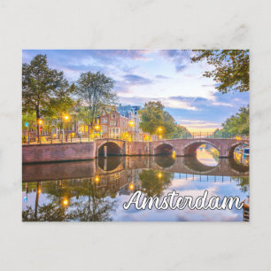 Carte Postale Belle Amsterdam, Pays-Bas