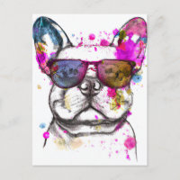Belle aquarelle French Bulldog