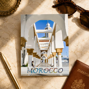 Carte Postale Belle architecture d'arche de médina marocaine