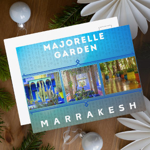 Carte Postale Belle architecture de jardin de Marrakech Majorell