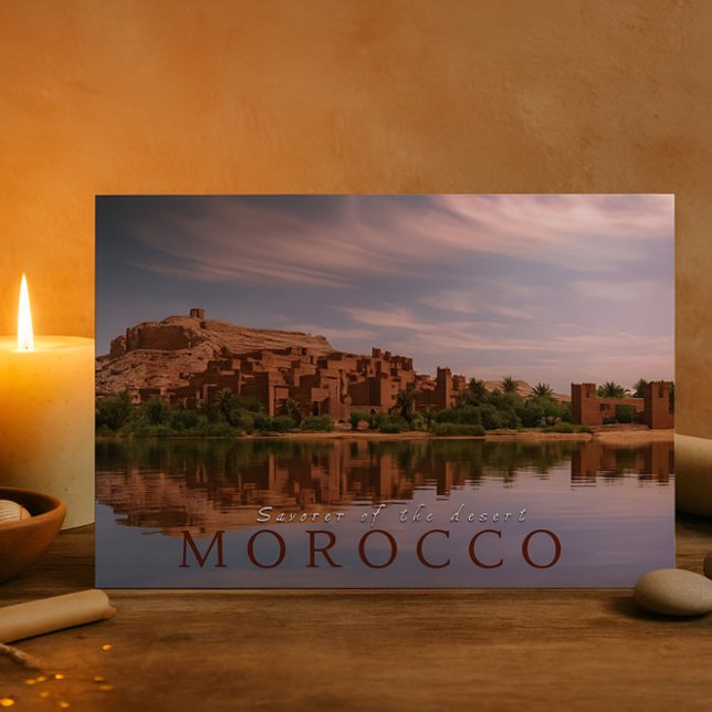 Carte Postale Belle Architecture du désert marocain Ait Ben Hadd (Morocco postcard )