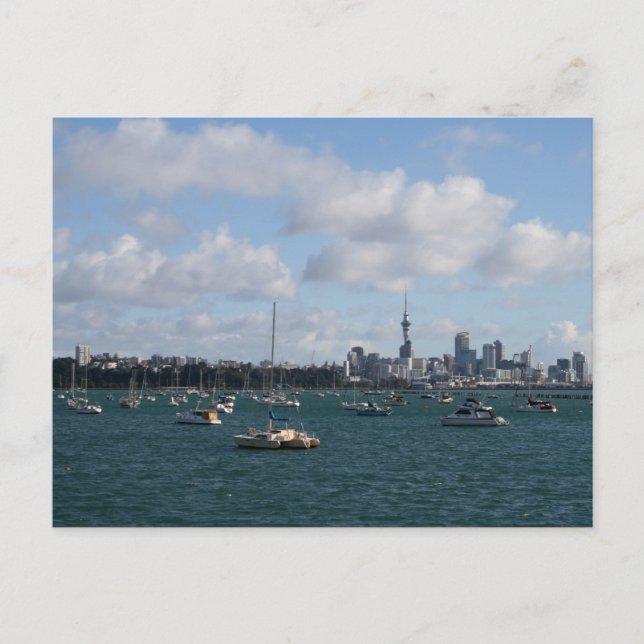 Carte Postale Belle Auckland Skyline (Devant)