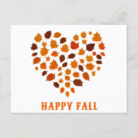 Belle Automne Automne Feutre Coeur