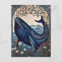 Belle Baleine Bleue William Morris Inspiré