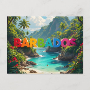 Carte Postale Belle barbade