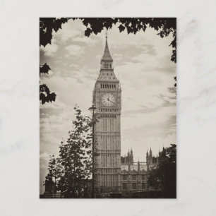 Carte Postale Belle Big Ben, Tour de l'horloge de Londres