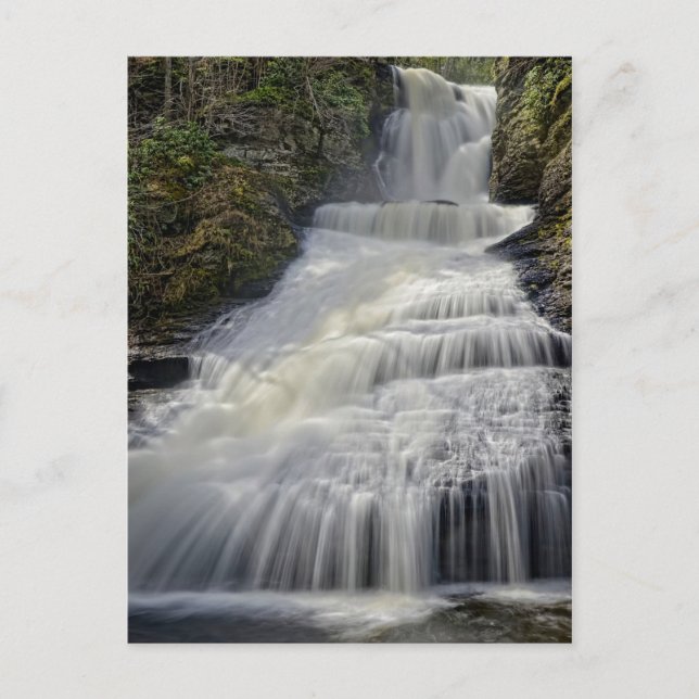 Carte Postale Belle Chutes Dingmans (Devant)