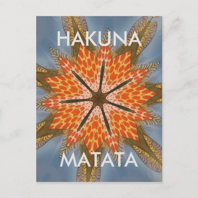 Carte Postale Belle conception d'impression Extraordinaire d'éto (Devant)