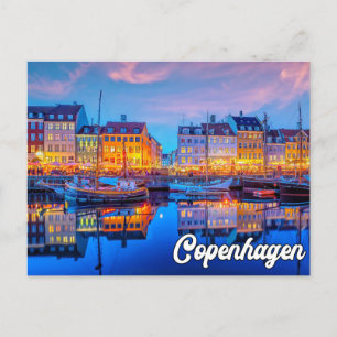 Carte Postale Belle Copenhague, Danemark
