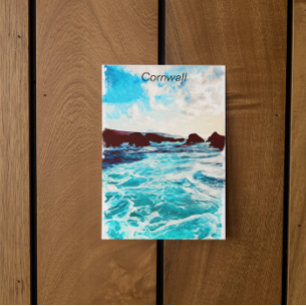 Carte Postale Belle Cornwall Angleterre Royaume-Uni Paysage côti