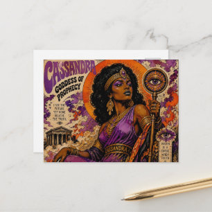 Carte Postale Belle déesse grecque Cassandre