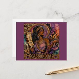 Carte Postale Belle déesse grecque Cassandre