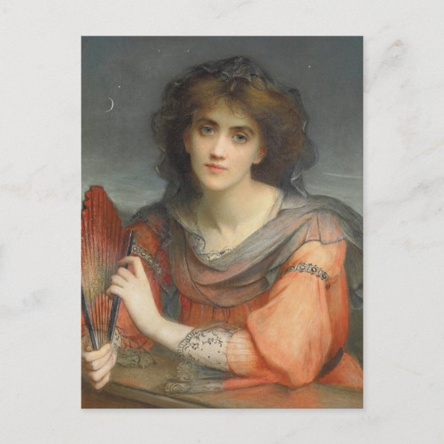 Carte Postale Belle déesse Luna moon Hallé CC1171 (Devant)