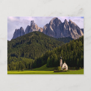 Carte Postale Belle église isolée et solitaire appelée Rainui 2