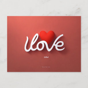 Carte Postale Belle expression de