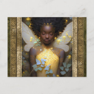 Carte Postale Belle Fairy Femme Imaginaire Art
