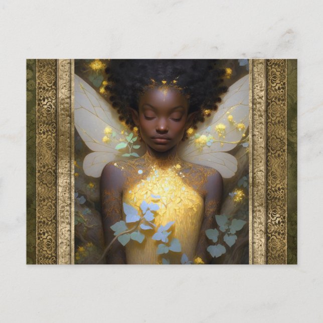 Carte Postale Belle Fairy Femme Imaginaire Art (Devant)