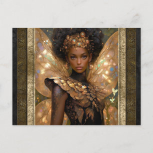 Carte Postale Belle Fairy Femme Imaginaire Art