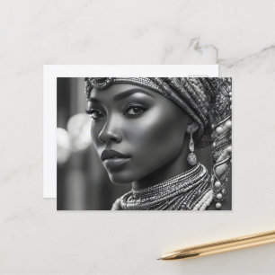Carte Postale Belle femme africaine
