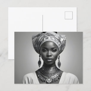 Carte Postale Belle femme africaine
