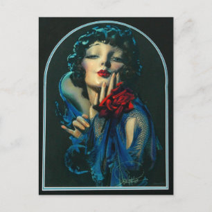 Carte Postale belle femme des années 1920