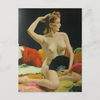 Carte Postale Belle fille Vintage Pin up