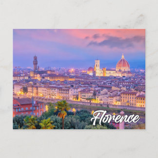 Carte Postale Belle Florence, Italie