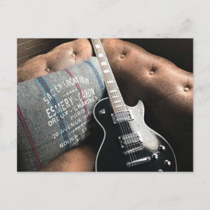 Carte Postale Belle Guitare Acoustique