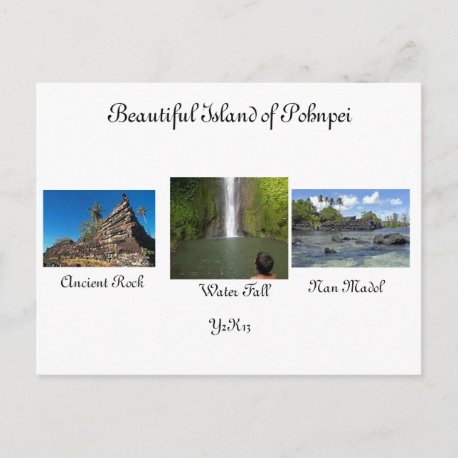 CARTE POSTALE BELLE ÎLE DE POHNPEI POST CARD (Devant)