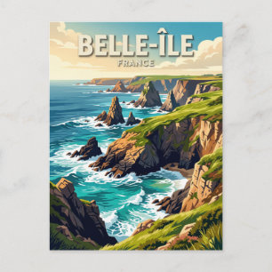 Carte Postale Belle-Île-en-Mer Côte Sauvage France