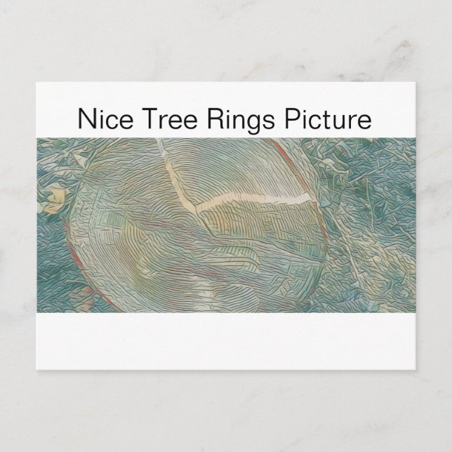 Carte Postale Belle image de l'arbre (Devant)